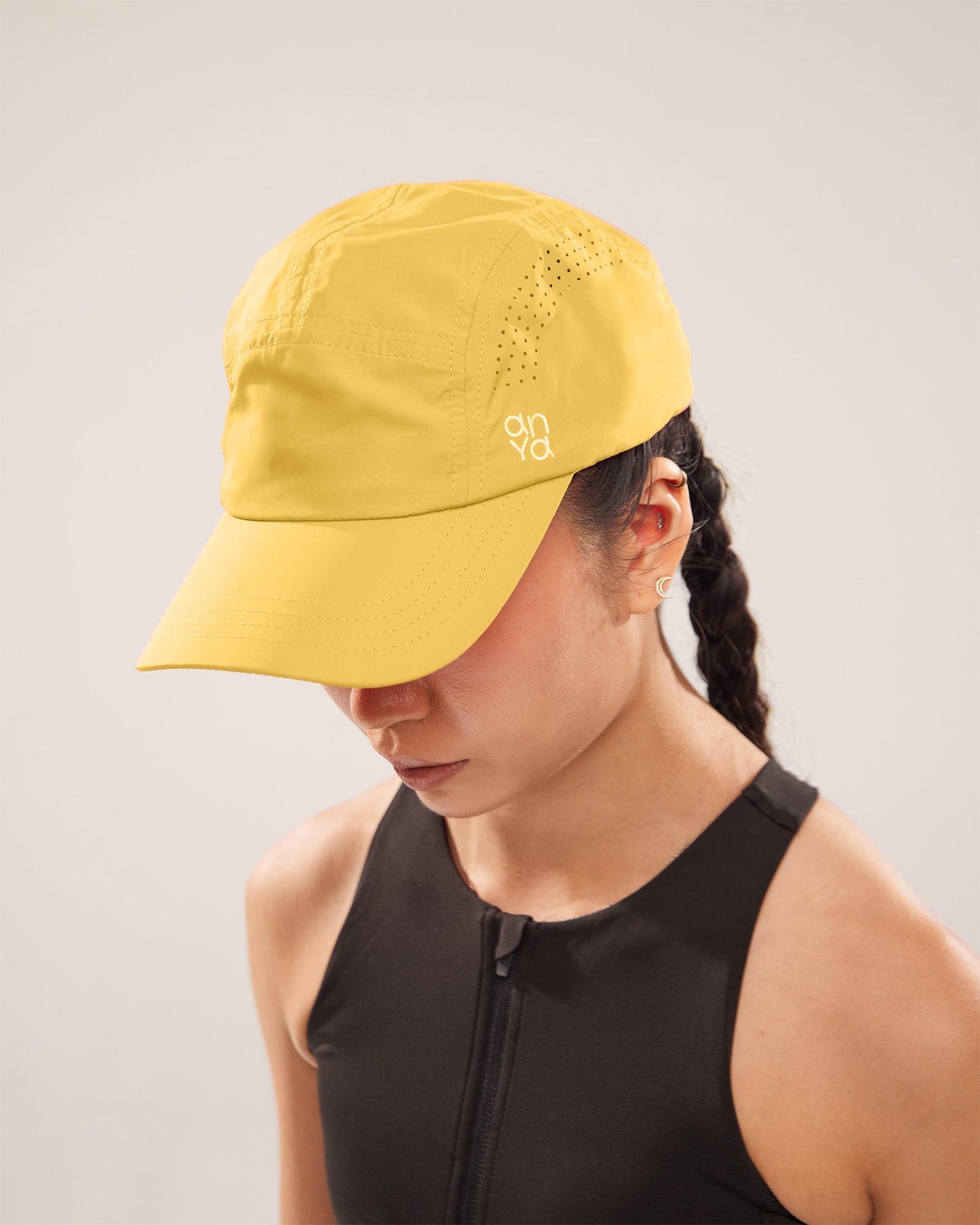 Mavora Run Cap (UV Protection) - Mustard