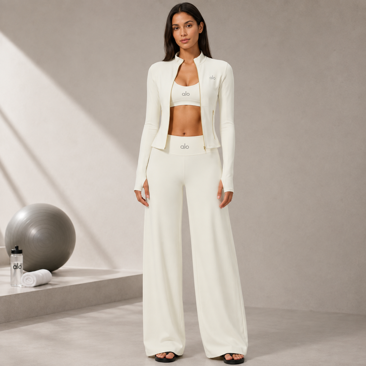 Mavora Élan – Elegantes Zweiteiler: Jacke & Wide-Leg-Hose