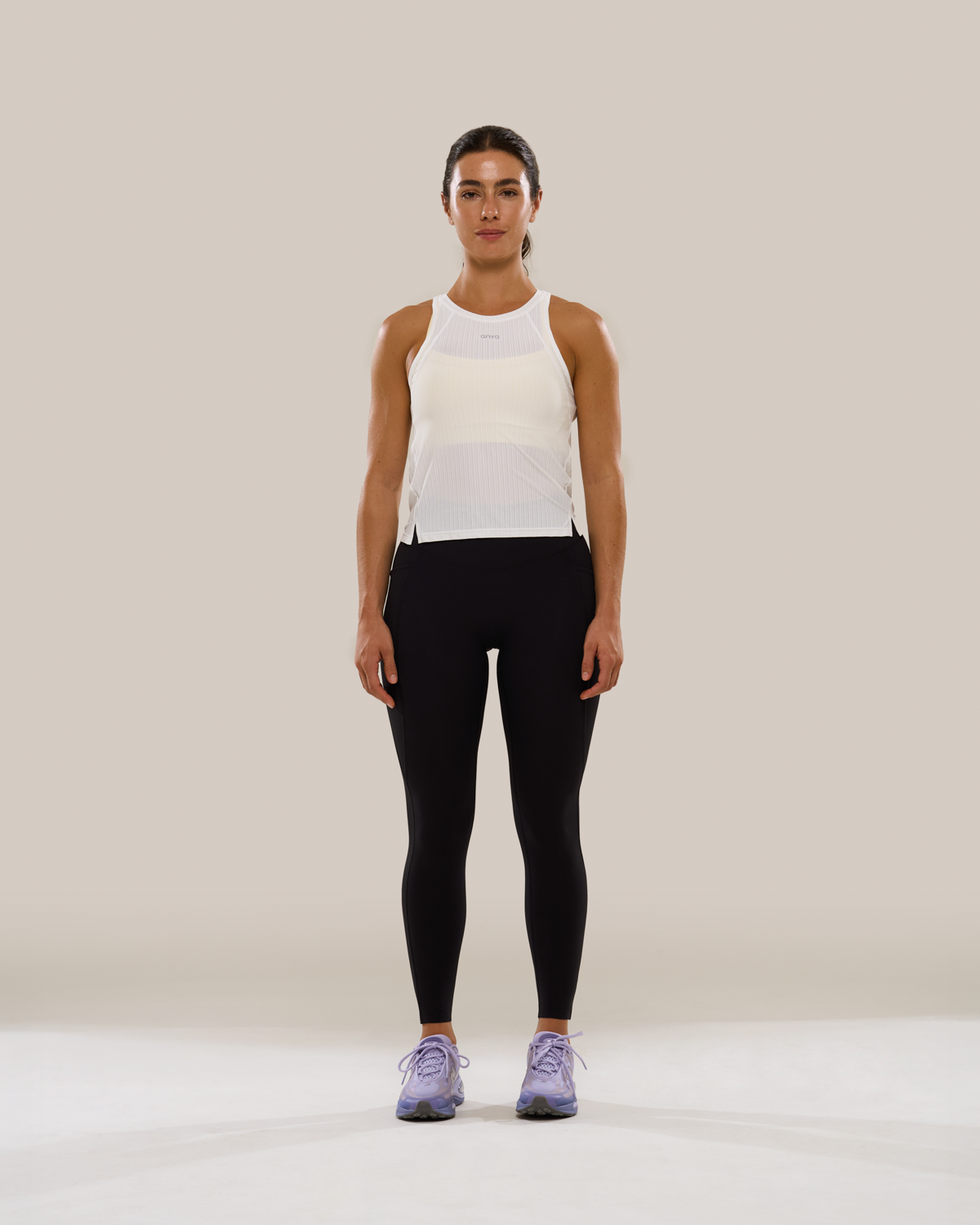 Mavora Training Singlet - Yoghurt