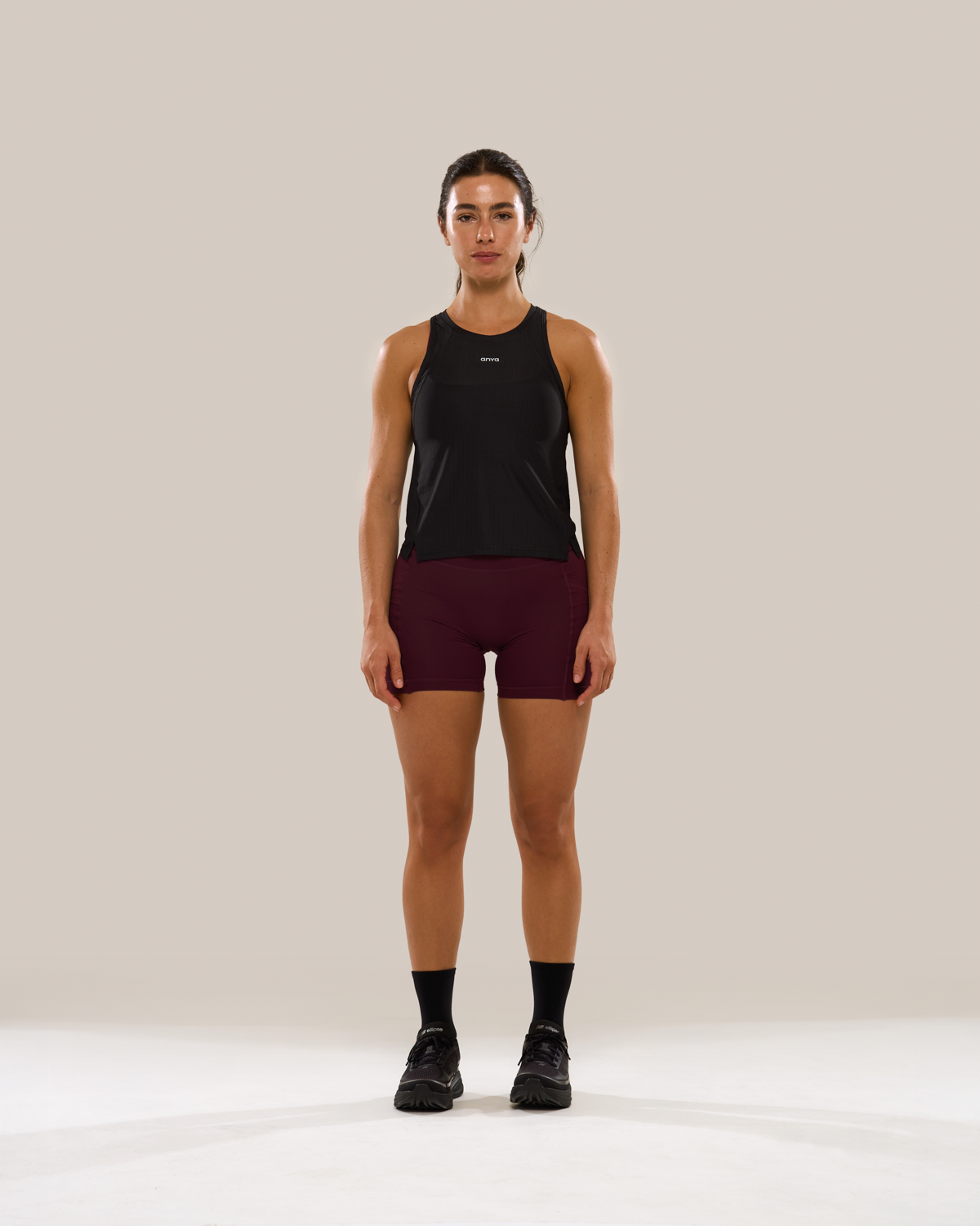 Mavora Training Singlet - Black Sesame
