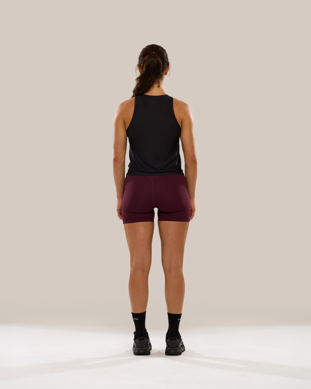 Mavora Training Singlet - Black Sesame