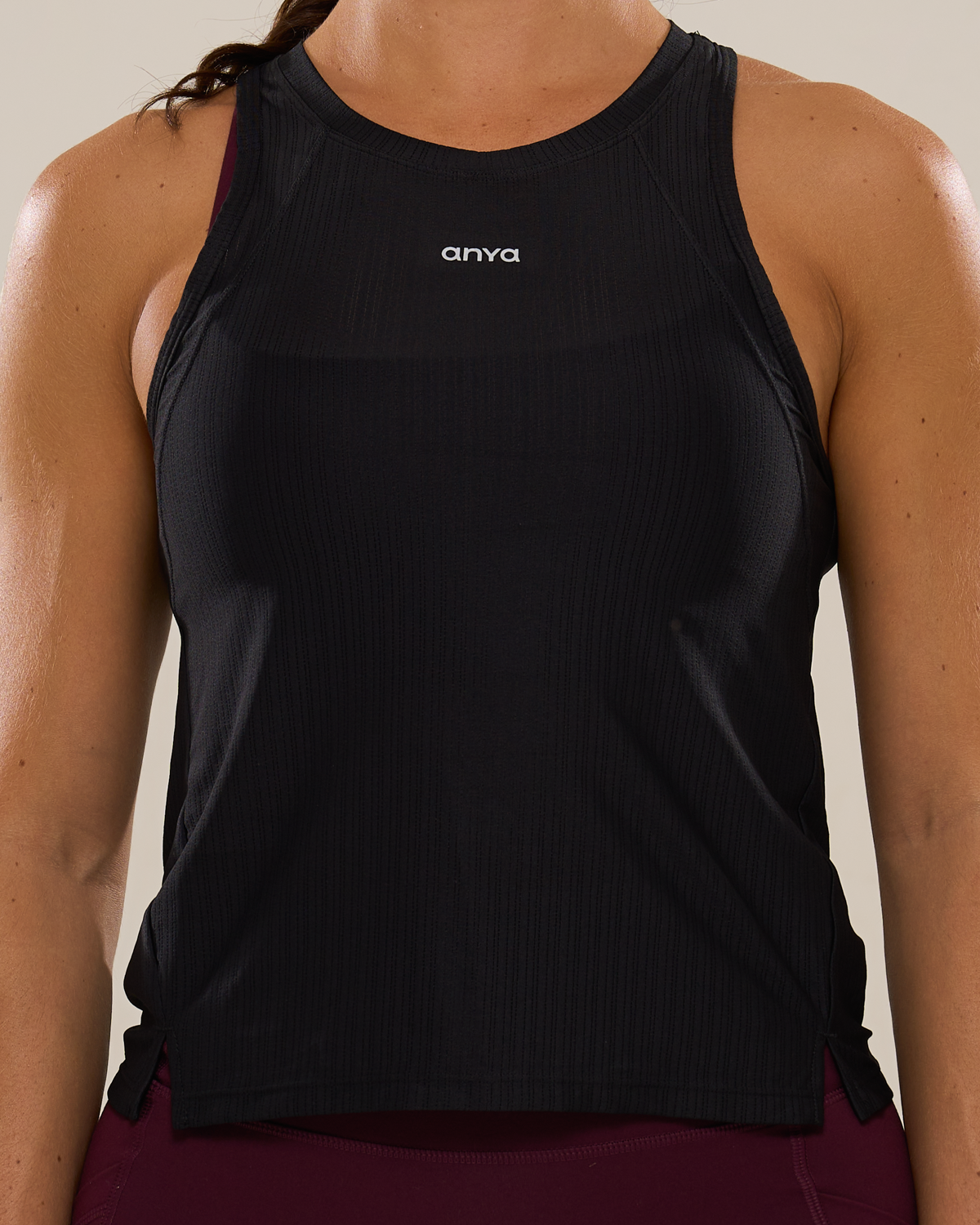 Mavora Training Singlet - Black Sesame