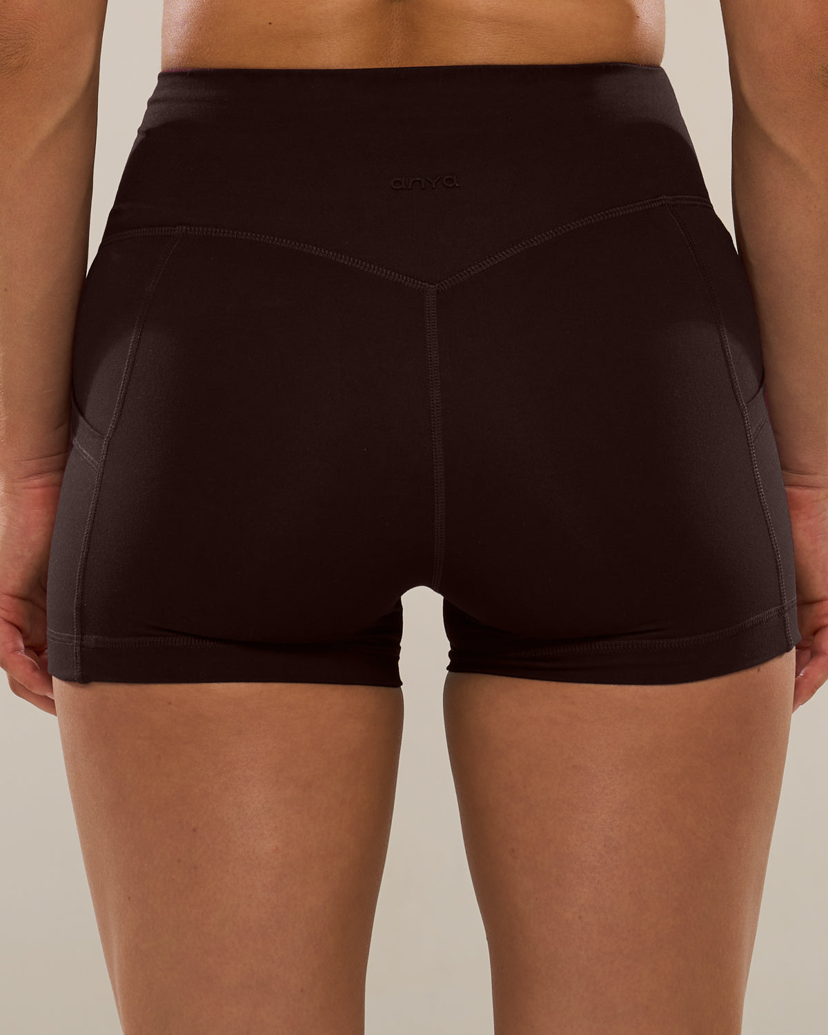Mavora PocketFit Shorts (Petite 3") - Ganache
