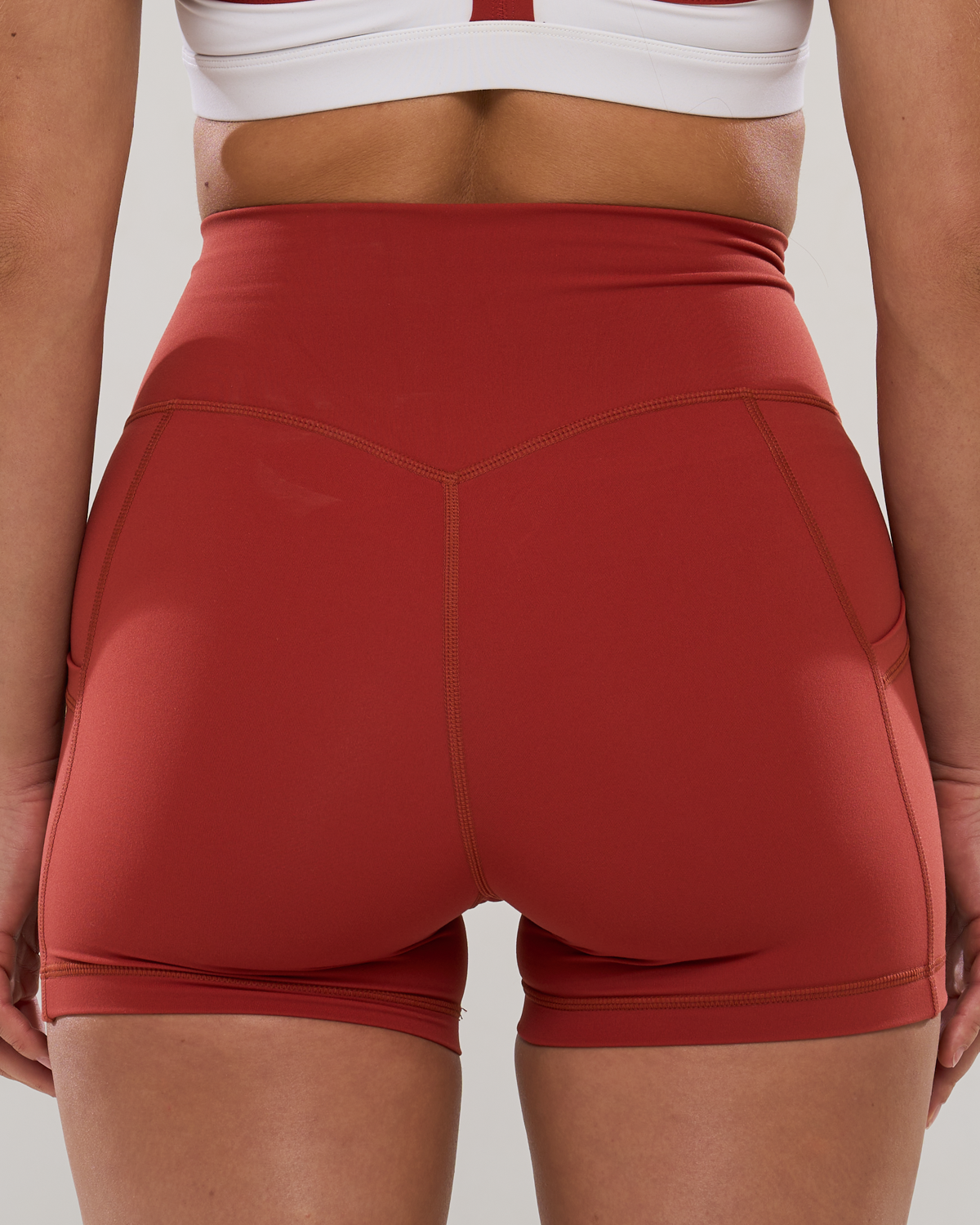 Mavora PocketFit Shorts (Mini 4") - Glow Orange