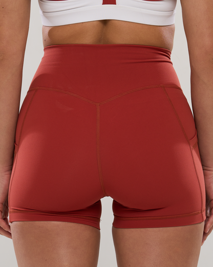 Mavora PocketFit Shorts (Mini 4") - Glow Orange