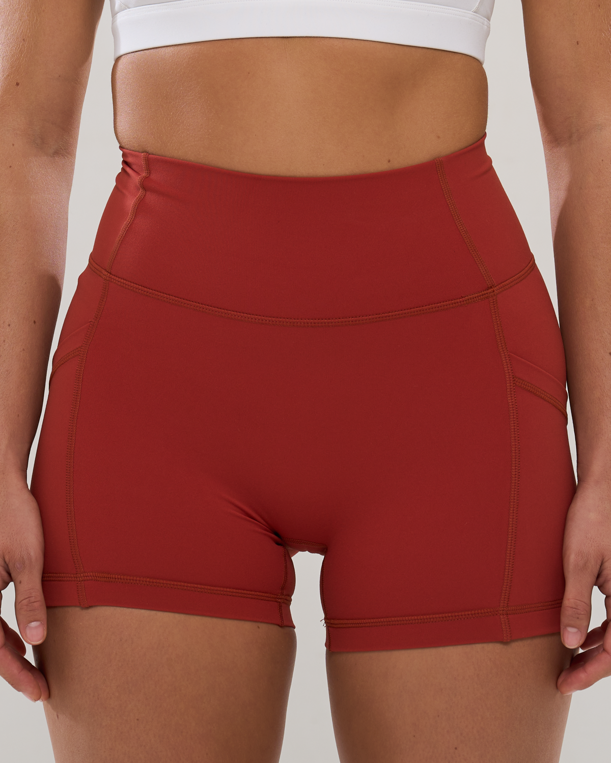 Mavora PocketFit Shorts (Mini 4") - Glow Orange