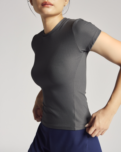 Mavora Like A Hug Shirt (Rib) - Truffle