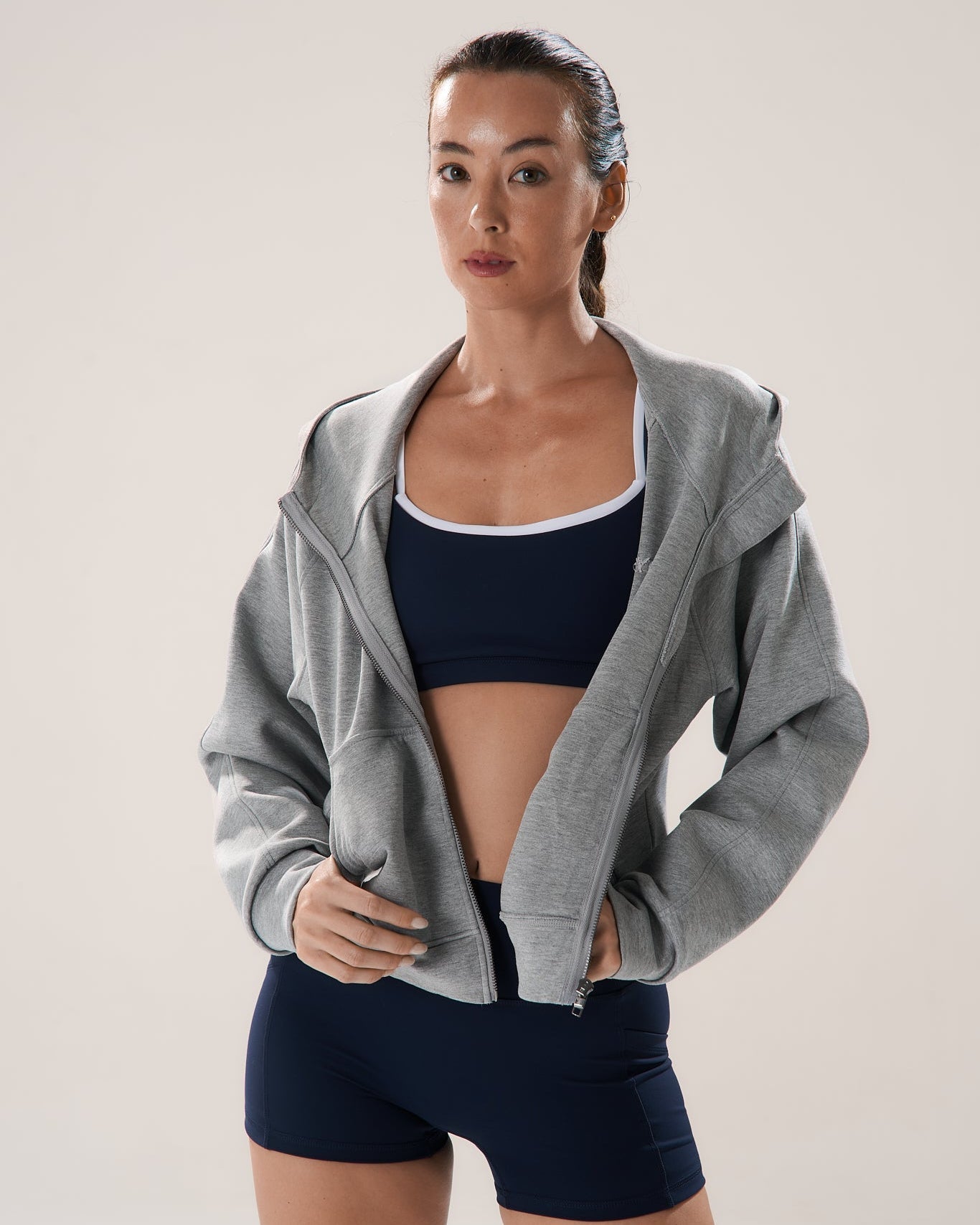 Mavora Full Zip - Marl (with Hoodie)