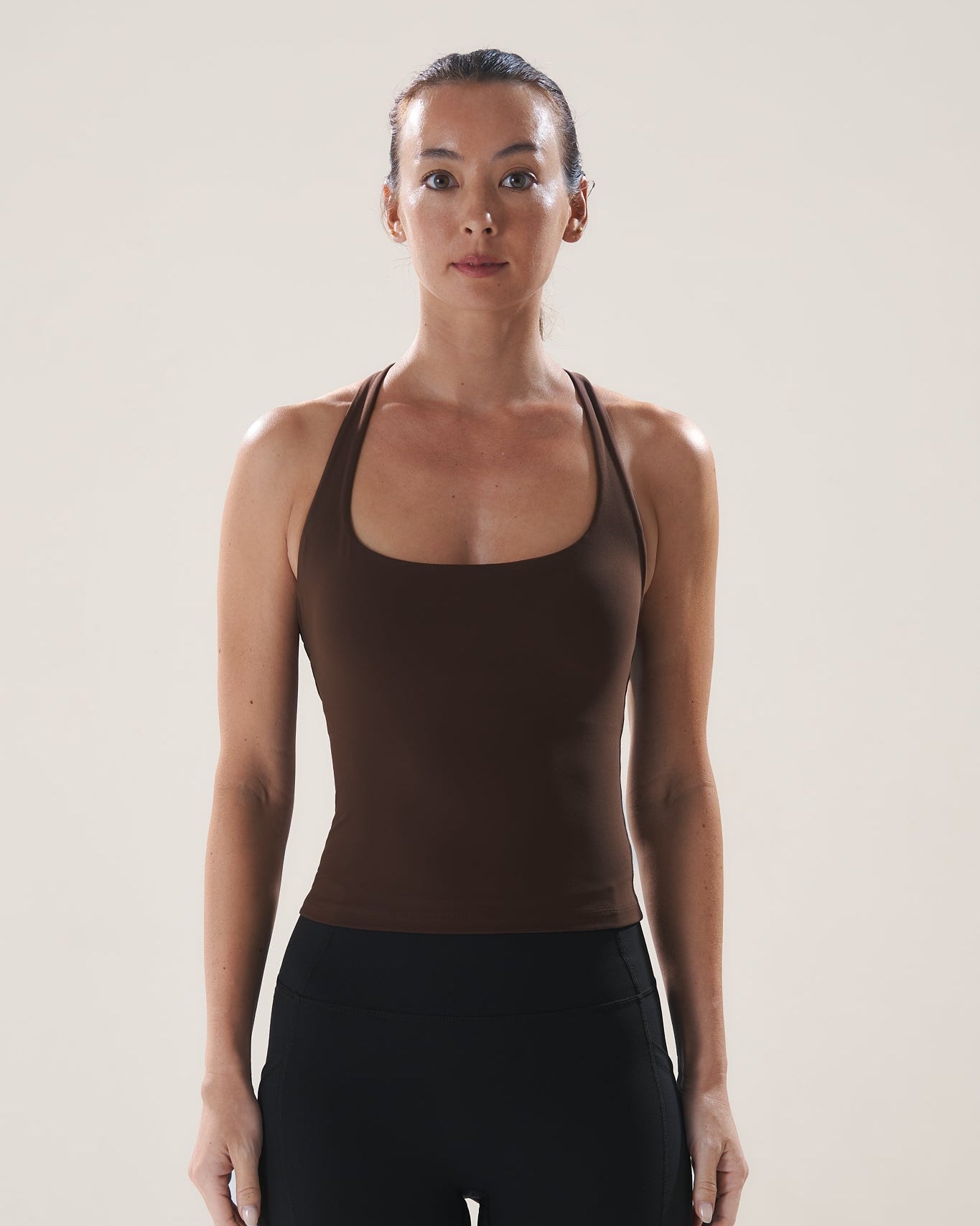 Mavora Scoop Longline Sport-BH - Walnut