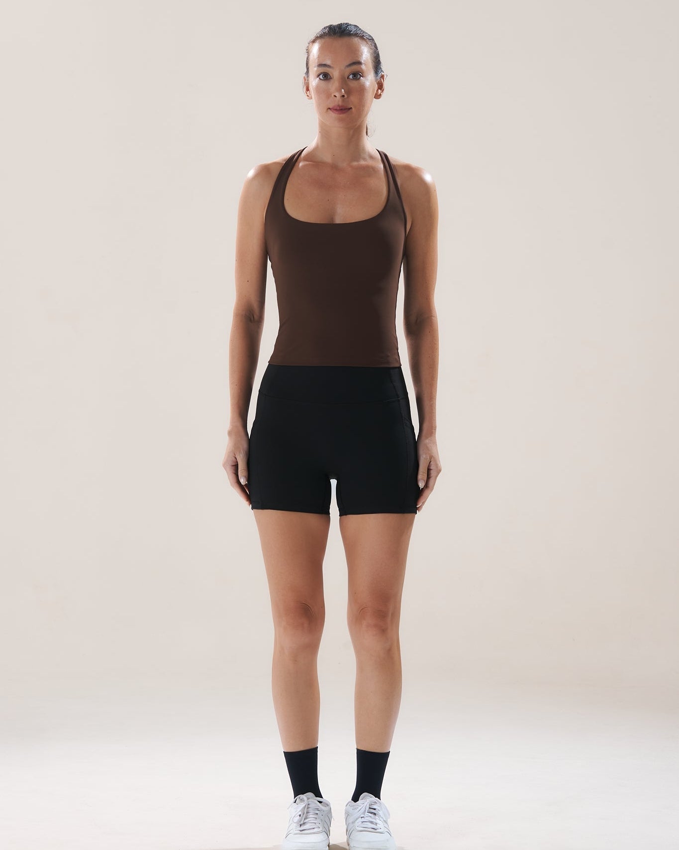 Mavora Scoop Longline Sport-BH - Walnut