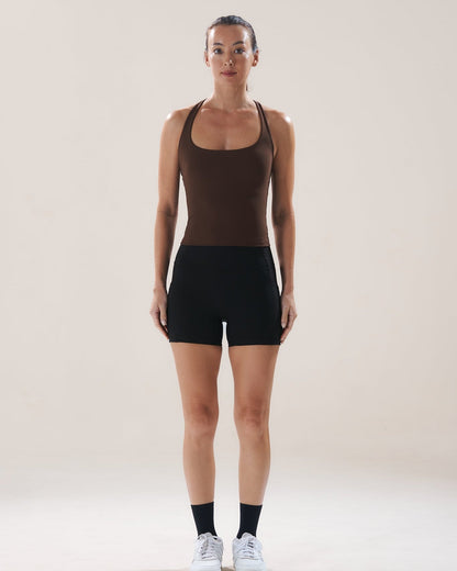 Mavora Scoop Longline Sport-BH - Walnut