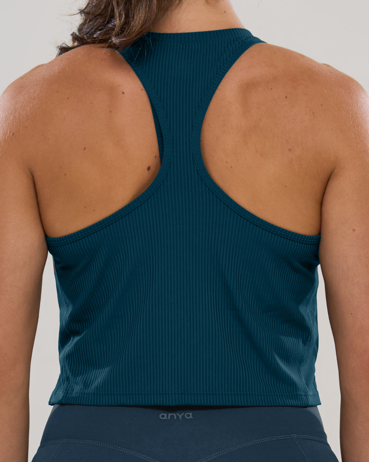 Mavora Bib Crop Top Tank Top - Reflecting Pond
