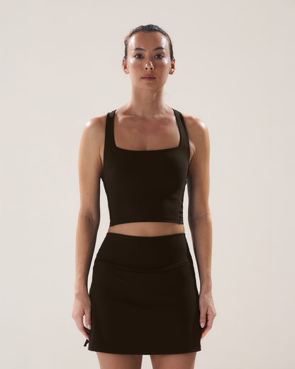 Mavora A-Line Skort - Walnut