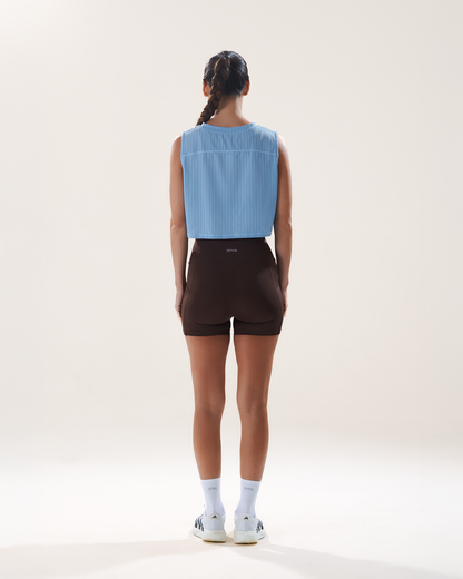 Mavora Boxy Muscle Tank Top - Arctic