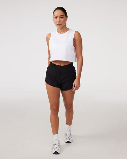 Mavora Sport Crop Top Tank Top - Yoghurt