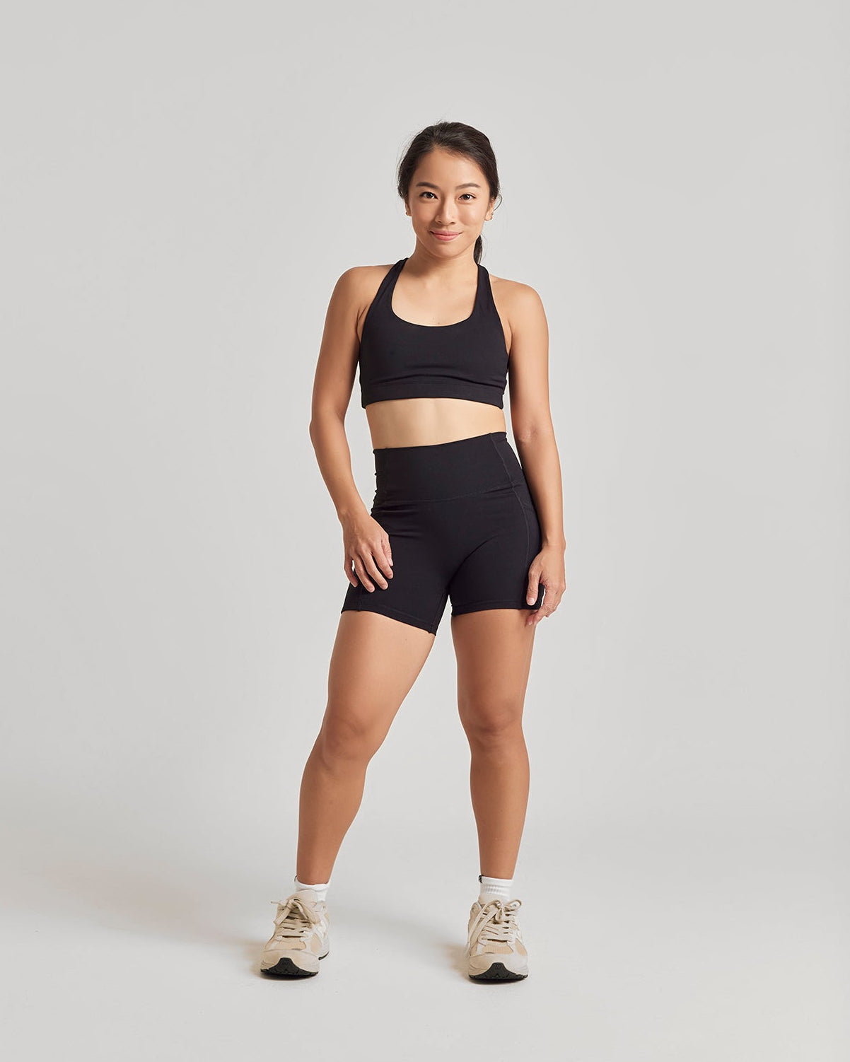 Mavora PocketFit Shorts (Mini 4") - Black Sesame