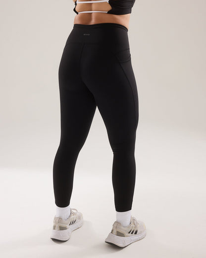 Mavora Contour PocketFit Leggings (Full 24") - Black Sesame