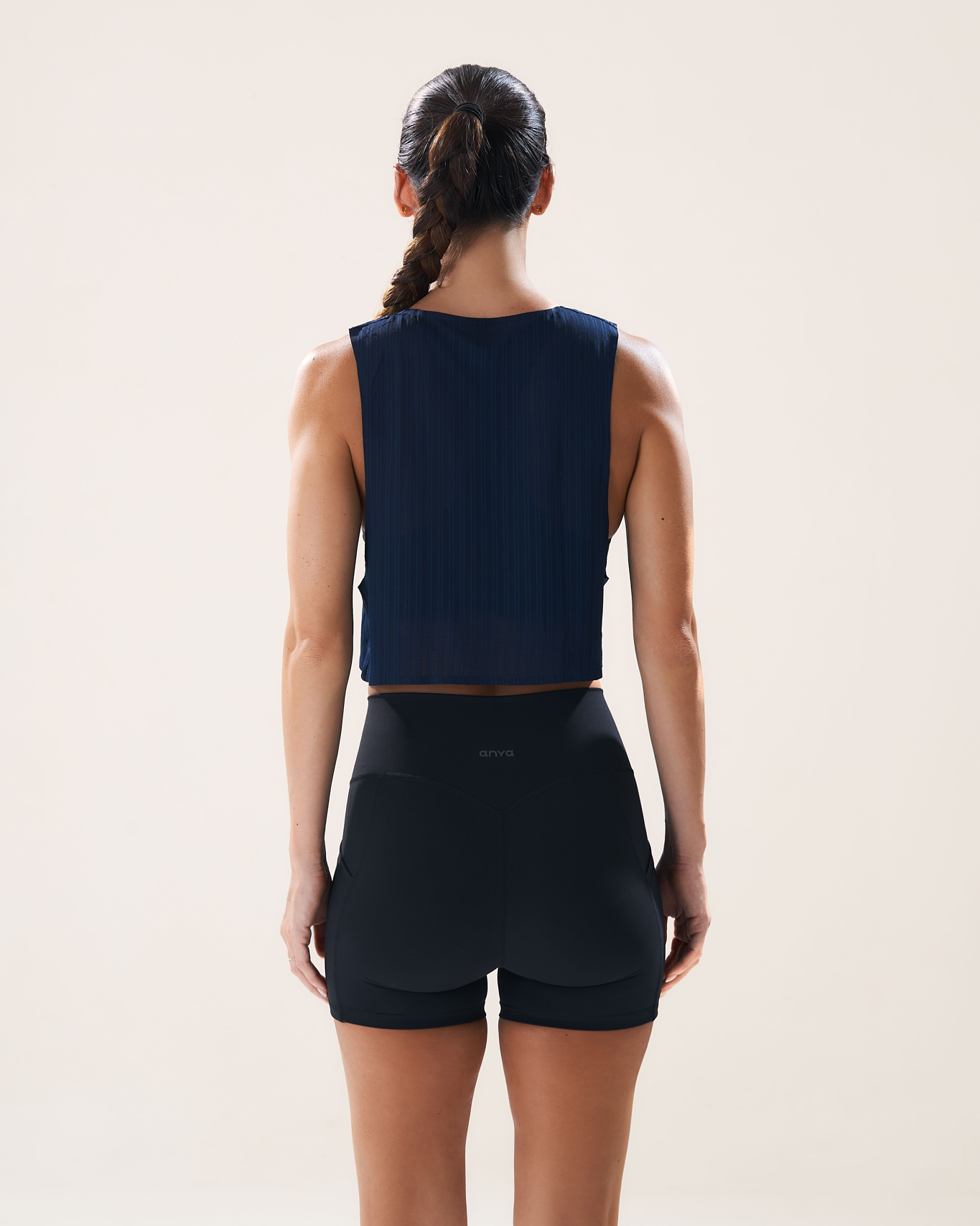 Mavora Easy Run Crop Top Tank Top - Dive