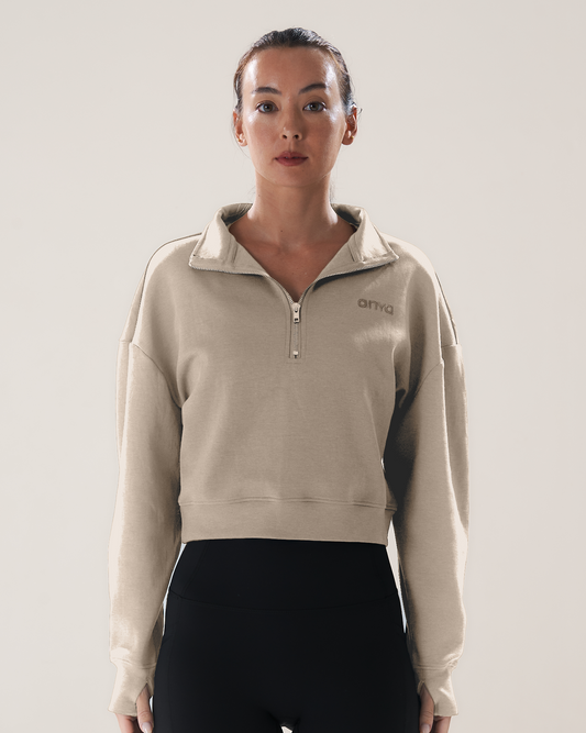 Mavora Half Zip - Oat