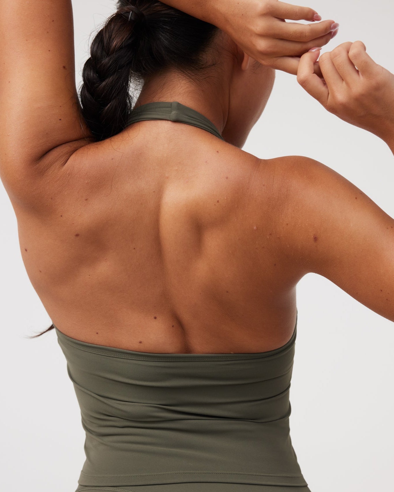 Mavora Halter Longline Sport-BH - Avocado