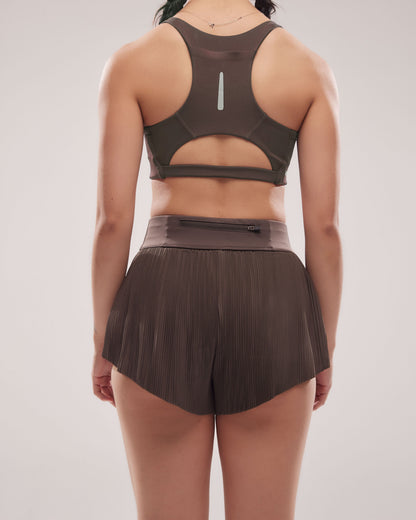 Mavora Split Shorts - Espresso