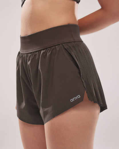 Mavora Split Shorts - Espresso