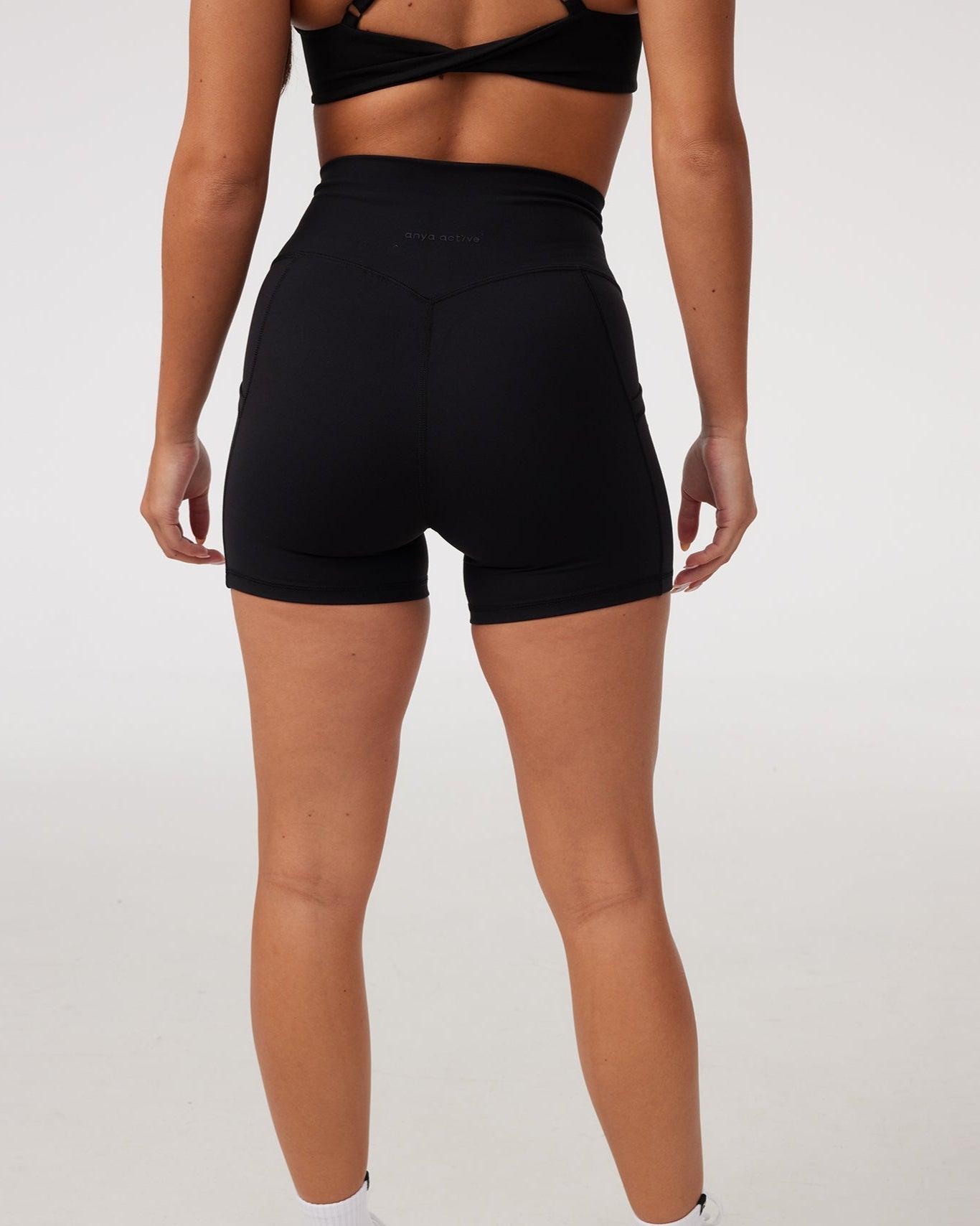 Mavora PocketFit Shorts (Mini 4") - Black Sesame
