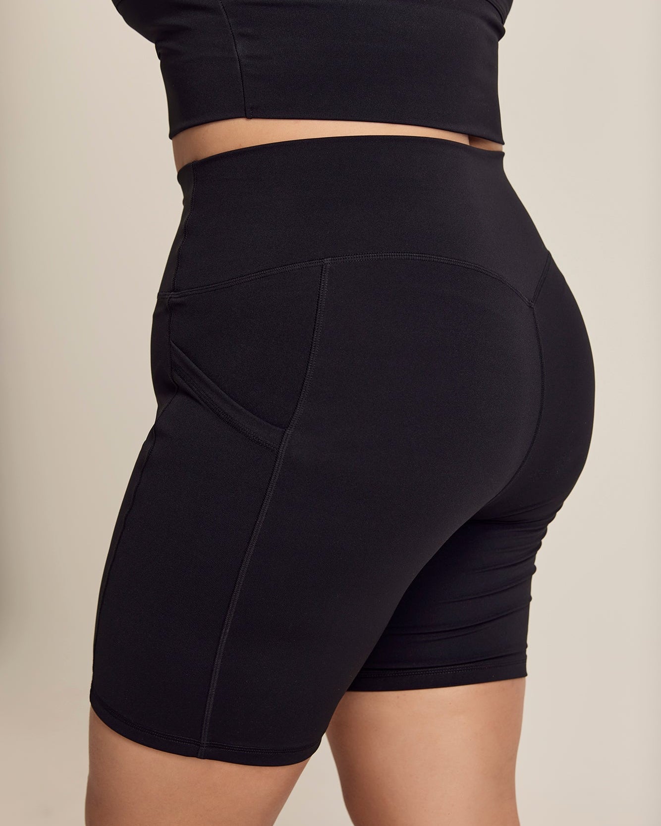 Mavora PocketFit Shorts (Biker 6") - Black Sesame