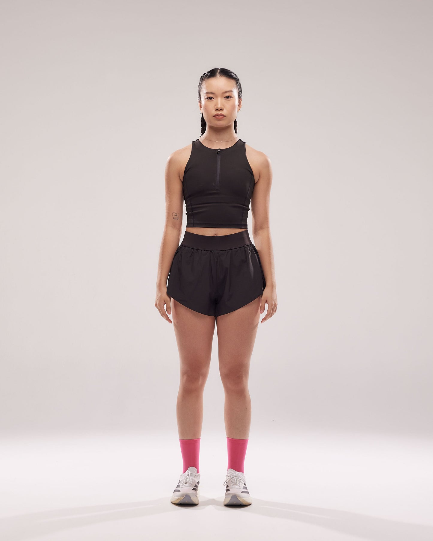 Mavora Split Shorts (Inner Shorts) - Black Sesame
