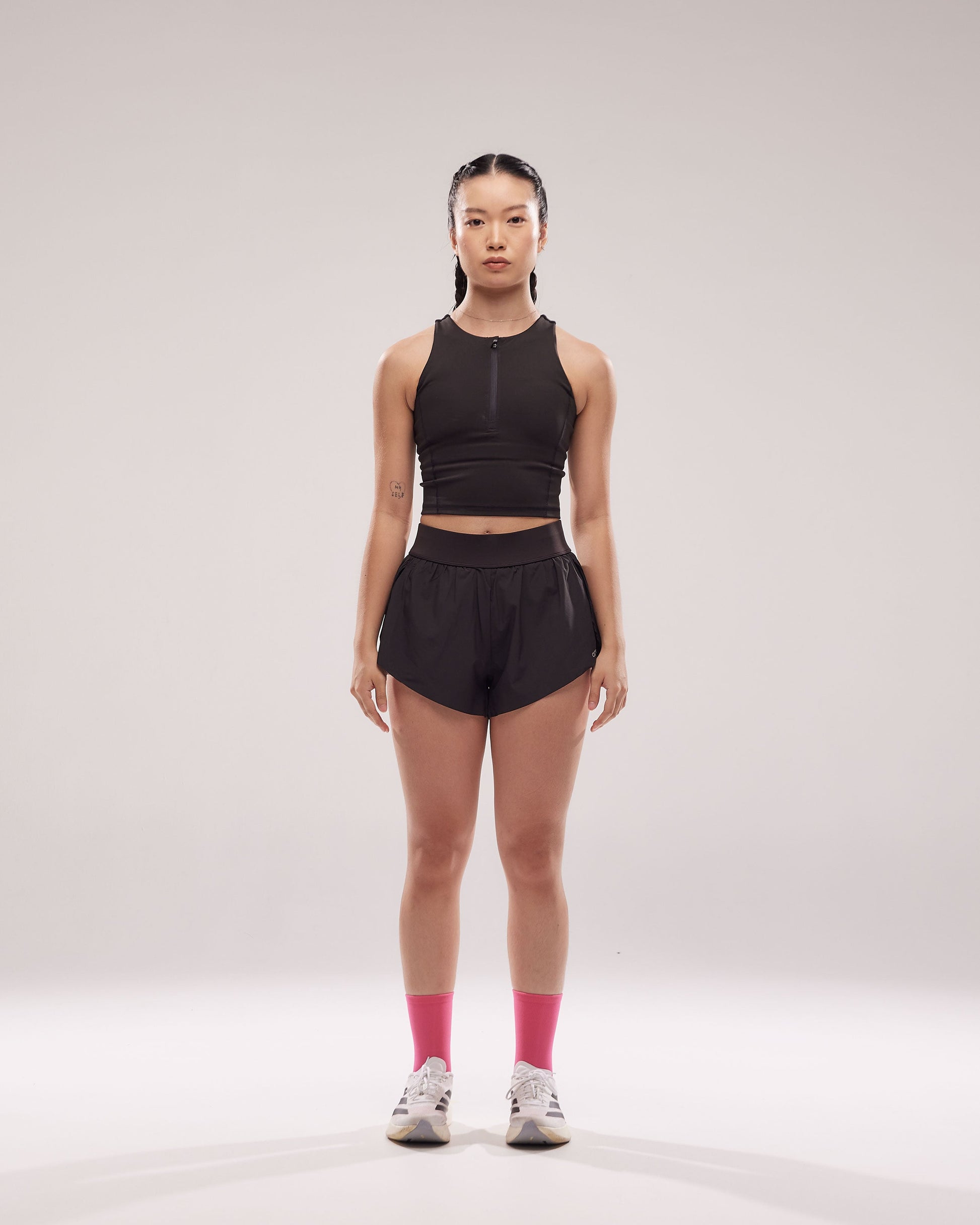 Mavora Split Shorts (Inner Shorts) - Black Sesame