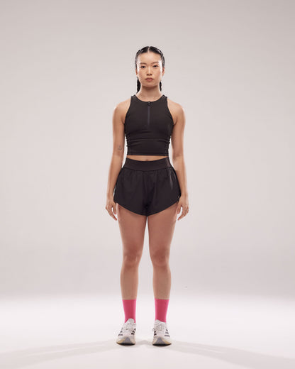 Mavora Split Shorts (Inner Shorts) - Black Sesame