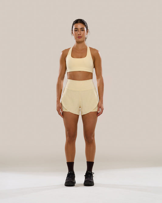 Mavora Run Shorts 3" - Lemony