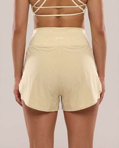Mavora Run Shorts 3" - Lemony