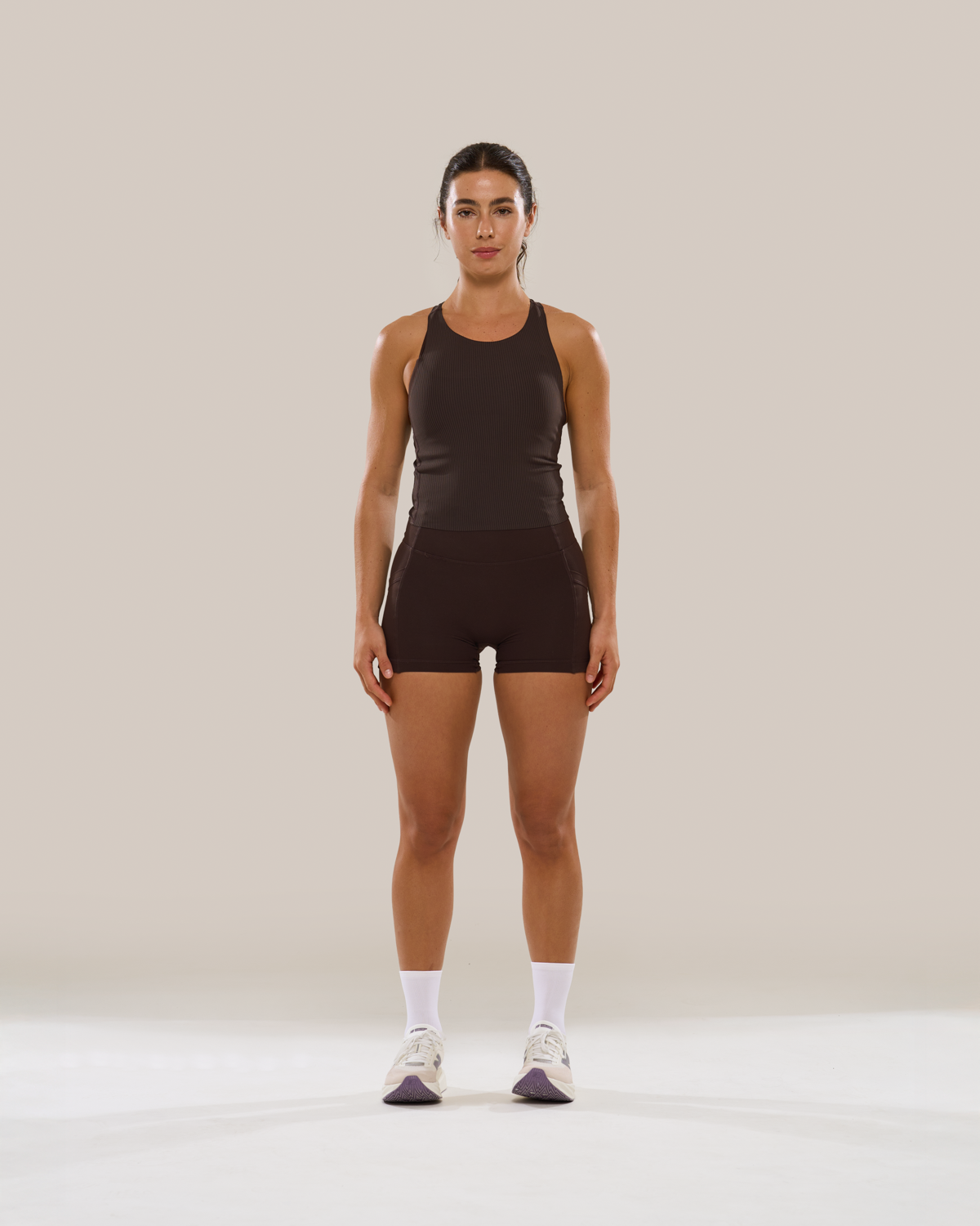 Mavora Trophy Crop Top - Ganache
