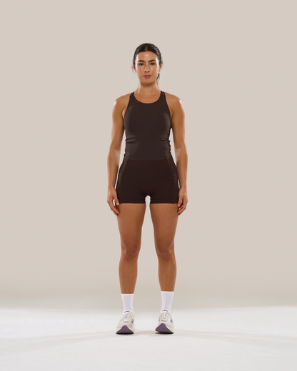 Mavora Trophy Crop Top - Ganache