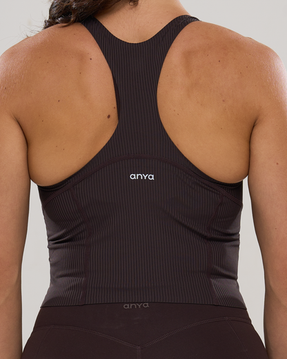 Mavora Trophy Crop Top - Ganache