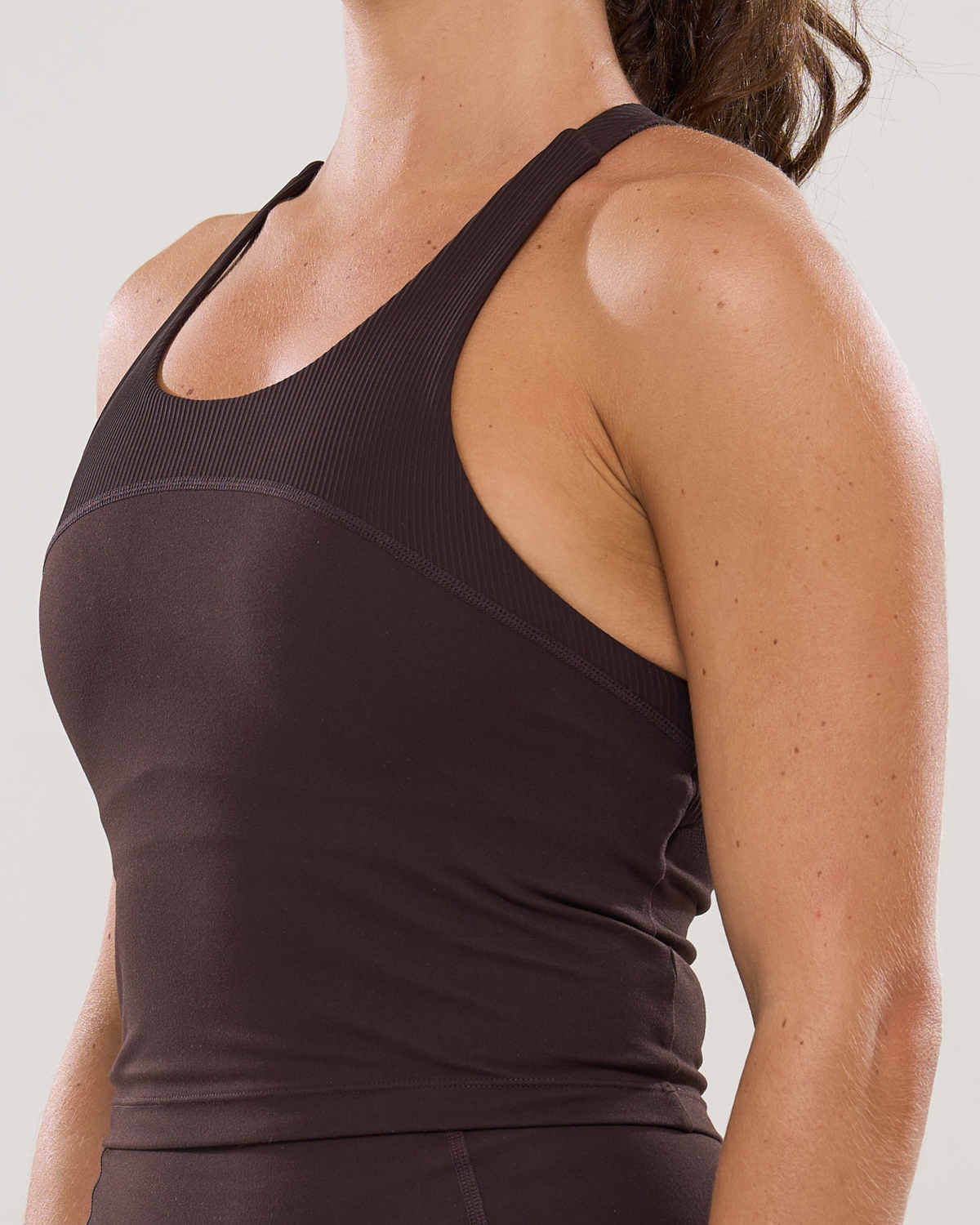 Mavora Flex 2-in-1 Crop Top - Ganache