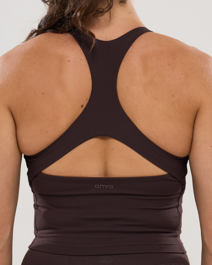 Mavora Flex 2-in-1 Crop Top - Ganache
